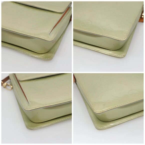 LOUIS VUITTON Monogram Vernis Motto Accessory Pouch Gris M91030 LV Auth 141045 - Picture 14 of 16